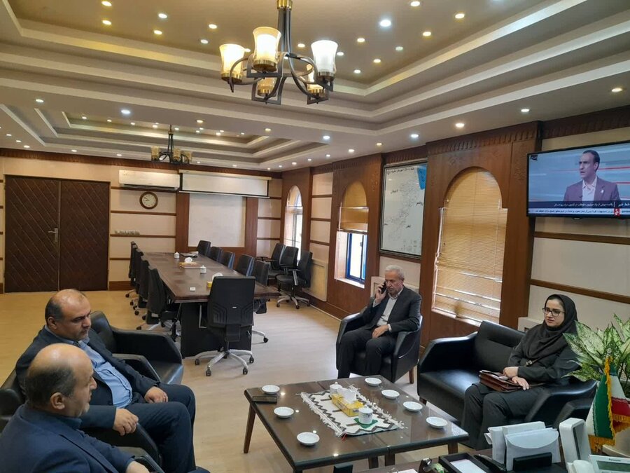 لنگرود | دیدار مدیرکل بهزیستی گیلان با فرماندار شهرستان لنگرود