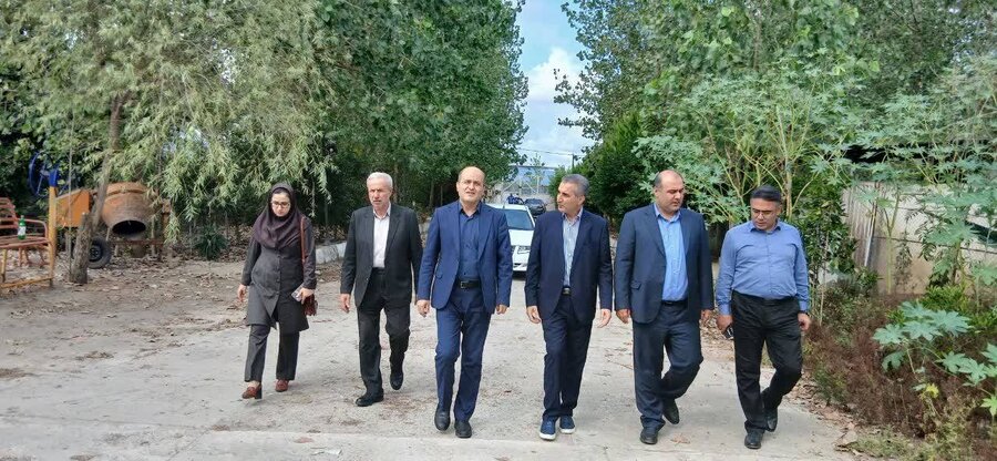 بازدید مدیرکل بهزیستی گیلان از مرکز در حال ساخت سالمندان و ایتام در لنگرود