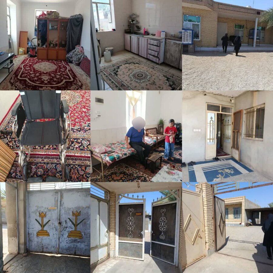 بازدید و سرکشی تسهیلگر از مددجویان روستاهای بهشت‌آباد، کردآباد و علی‌آباد