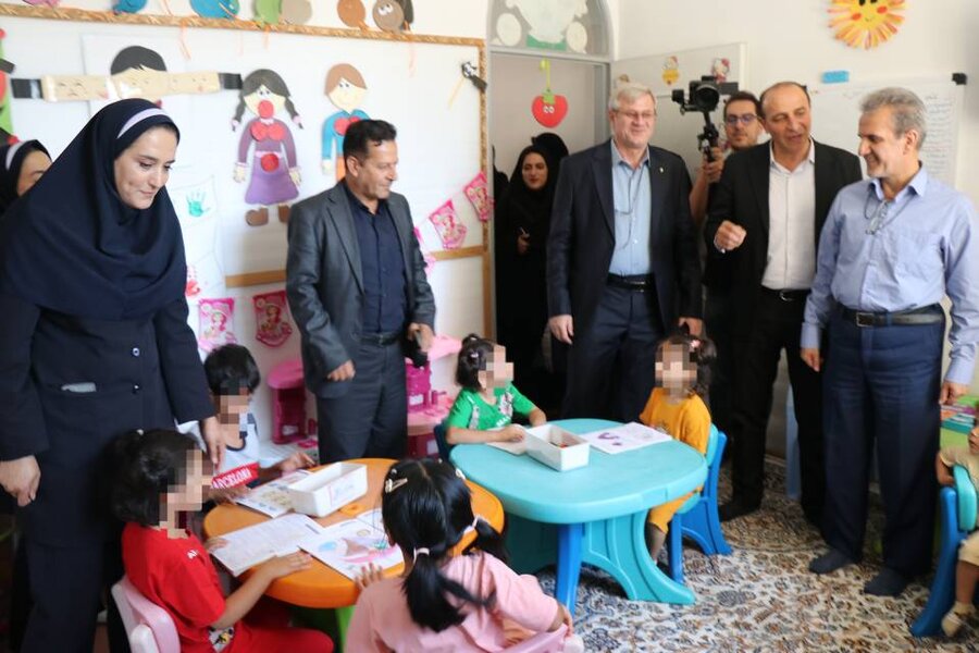 بازدید معاون سلامت اجتماعی بهزیستی کشور از مرکز نگهداری فرزندان ۳ تا ۶ سال در ارومیه