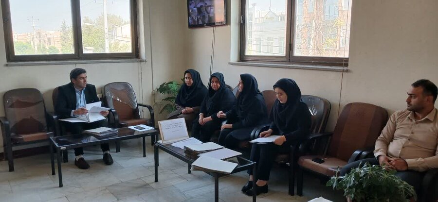 برگزاری جلسه کمیته اشتغال اداره بهزیستی شهرستان پارس‌آباد