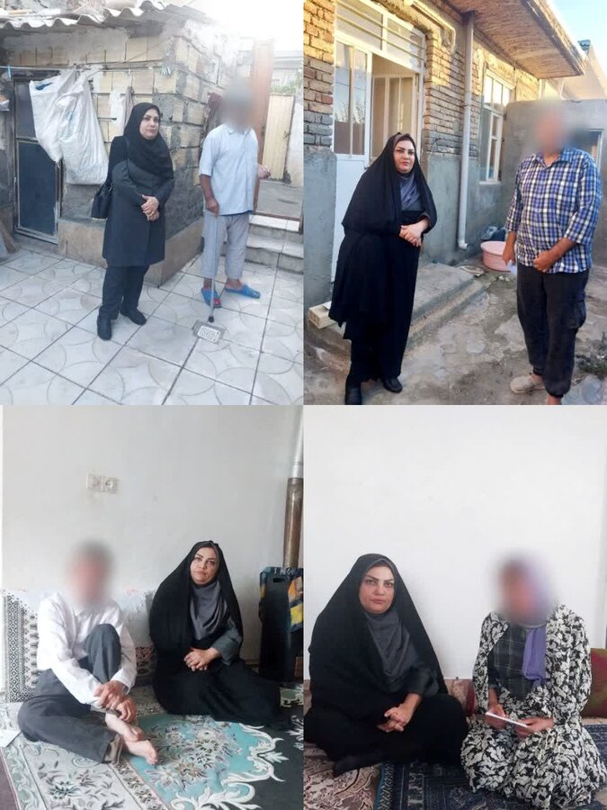 دیدار و دلجویی از مددجویان بهزیستی گرمی