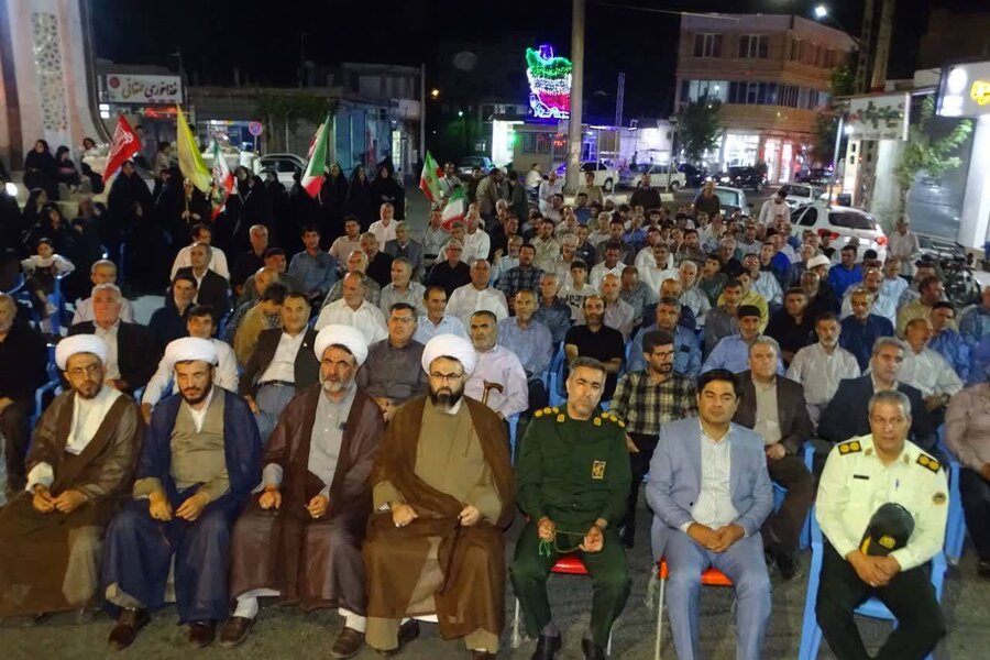 حضور کارکنان بهزیستی چهاربرج در تجمعات موج ۱۷۰