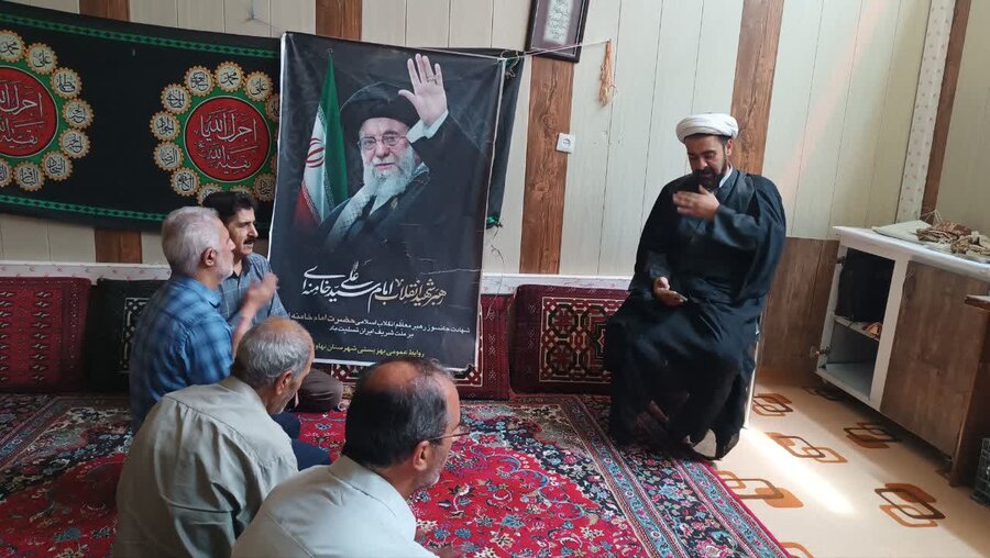 برگزاری محفل زیارت عاشورا به یاد «رهبر شهید» در بهزیستی نهاوند