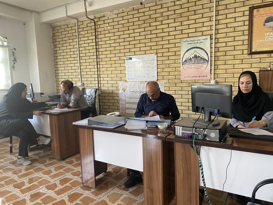 بازدید معاون اداره بهزیستی شهرستان اسکو از مرکز مثبت زندگی سهند