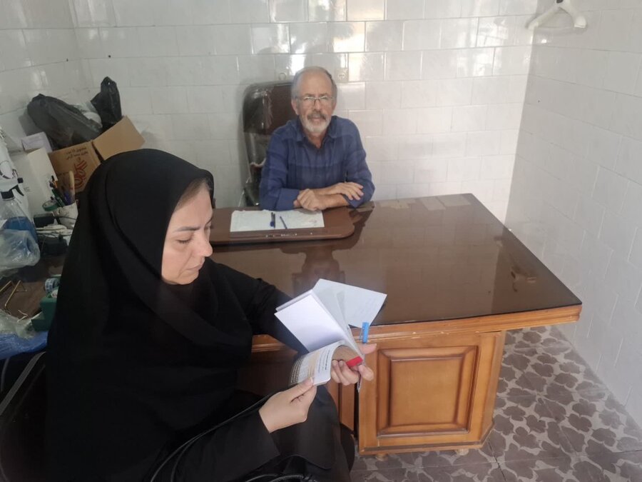 بازدید کارشناس مشارکت‌های مردمی بهزیستی اسکو از موسسه خیریه پیشگامان کوثر
