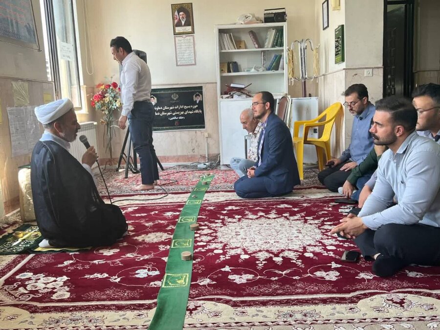 دماوند | تجلیل از همکار آزاده در اداره بهزیستی، ترویج فرهنگ ایثار، پشتوانه خدمت جهادی است