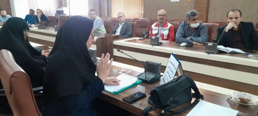  سیاهکل /جلسه ستاد مناسب سازی و شورای سالمندان شهرستان