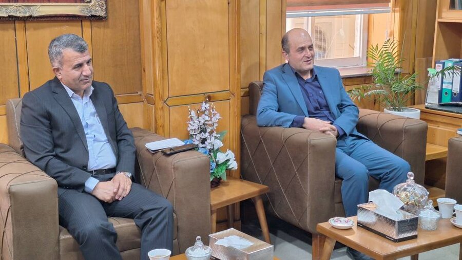 تالش | دیدار مدیرکل بهزیستی گیلان با فرماندار شهرستان تالش