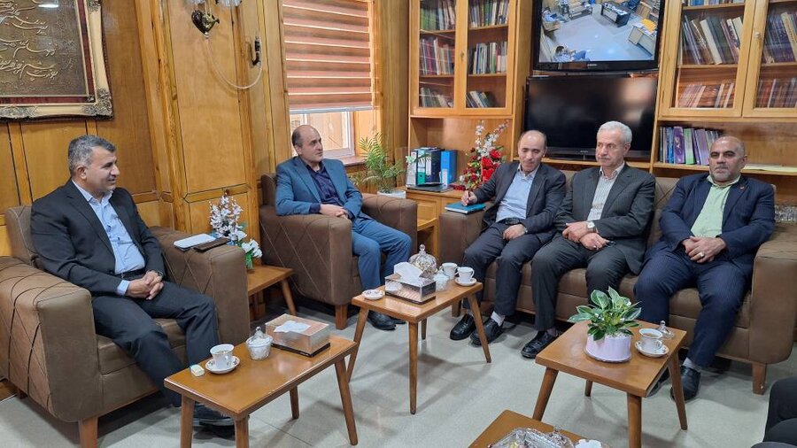 تالش | دیدار مدیرکل بهزیستی گیلان با فرماندار شهرستان تالش