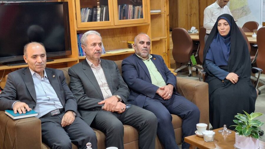 تالش | دیدار مدیرکل بهزیستی گیلان با فرماندار شهرستان تالش