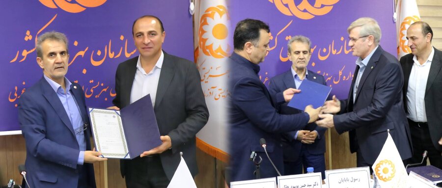 تجلیل معاون سلامت اجتماعی سازمان بهزیستی کشور از مدیرکل و معاون سلامت اجتماعی بهزیستی آذربایجان‌غربی