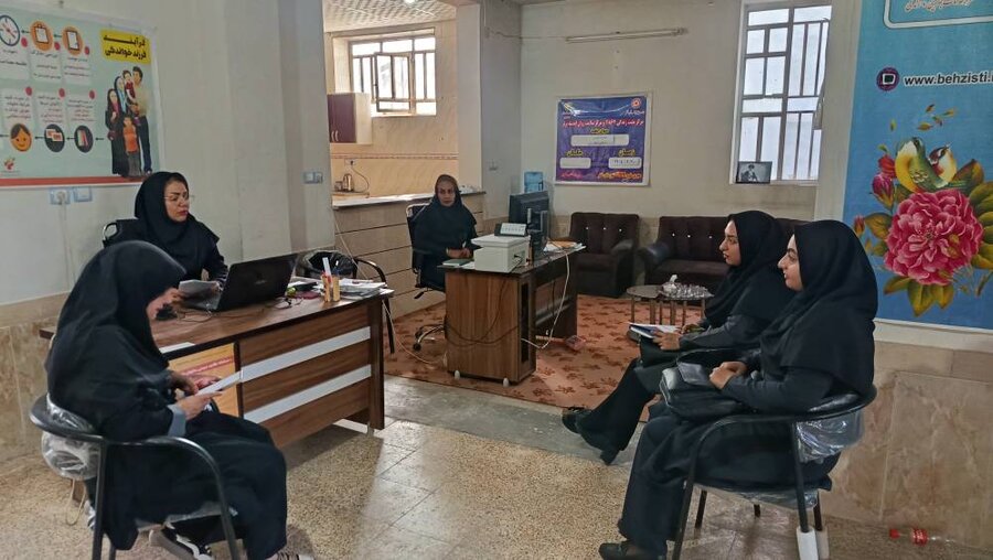 خفر| برگزاری جلسه ارزیابی مراکز مثبت شهرستان