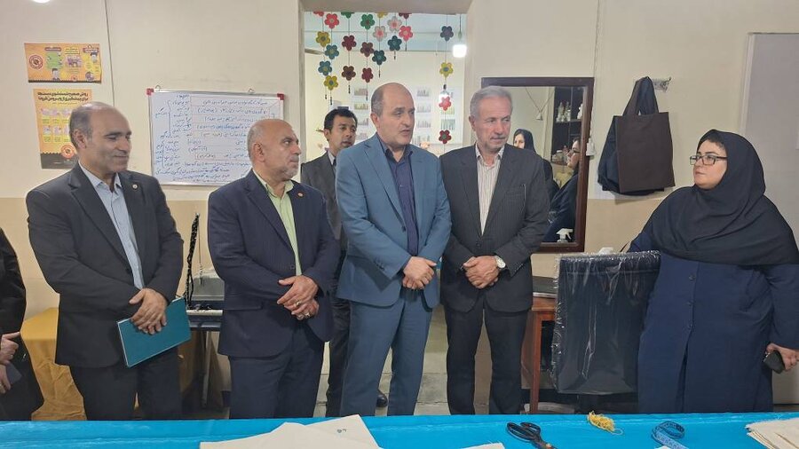 بازدید مدیرکل بهزیستی گیلان از کارگاه تولیدی ـ حمایتی خیراندیش شهرستان تالش