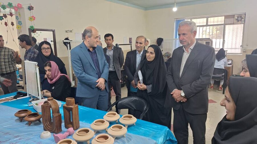 بازدید مدیرکل بهزیستی گیلان از کارگاه تولیدی ـ حمایتی خیراندیش شهرستان تالش