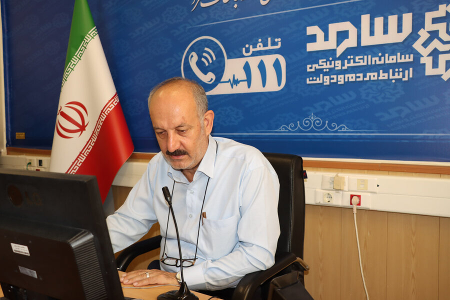 پاسخگویی بی‌واسطه مدیر کل بهزیستی استان مرکزی به تماس‌های مردمی در سامانه ۱۱۱ استانداری مرکزی