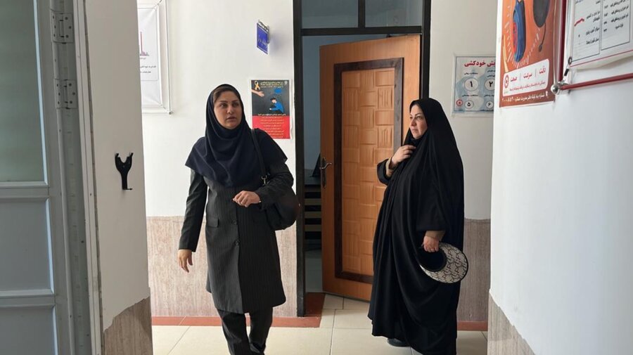 زرین‌دشت | بازدید رئیس و معاون بهزیستی از مرکز اورژانس اجتماعی شهرستان