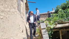 بازدید مدیرکل بهزیستی خراسان شمالی از منازل مددجویان چناران‌شهر/ توزیع ۳۰ سبد معیشتی میان خانواده‌های تحت حمایت