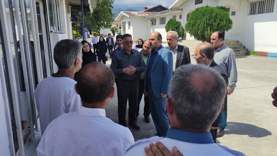 تالش | بازدید مدیرکل بهزیستی گیلان از مرکز جامع درمان و توانبخشی شبانه‌روزی اعصاب و روان مردان آرامش‌آفرینان تالش