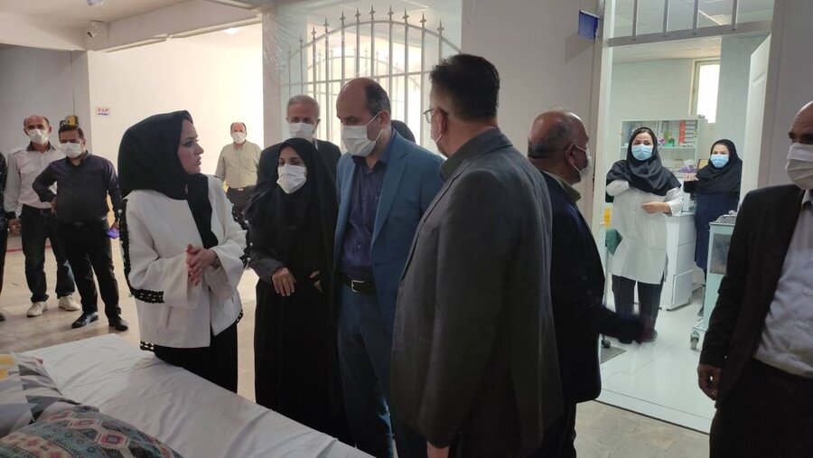 تالش | بازدید مدیرکل بهزیستی گیلان از مرکز جامع درمان و توانبخشی شبانه‌روزی اعصاب و روان مردان آرامش‌آفرینان تالش
