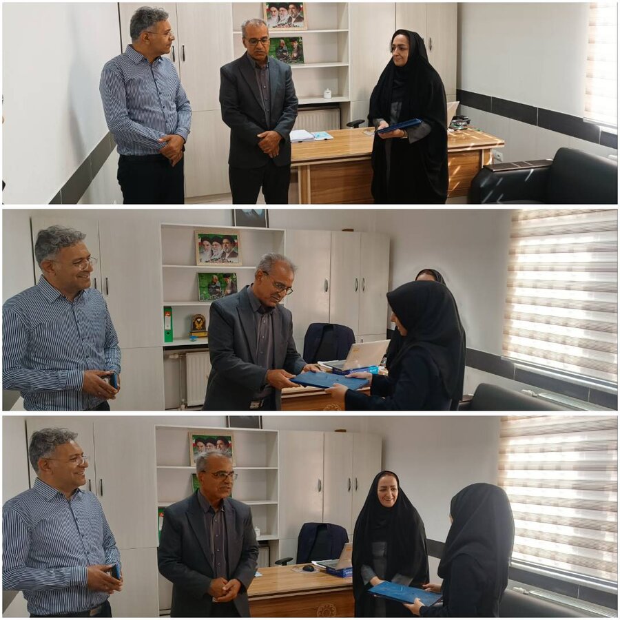 تقدیر از تسهیل‌گر بهزیستی شهرستان درمیان توسط معاون کارآفرینی؛اشتغال و توانمندسازی