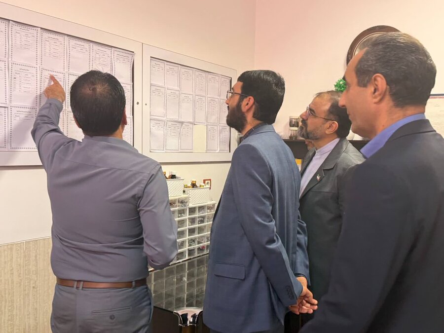 بازدید سجاد سنگسری مشاور وزیر و رئیس مرکز بازرسی
