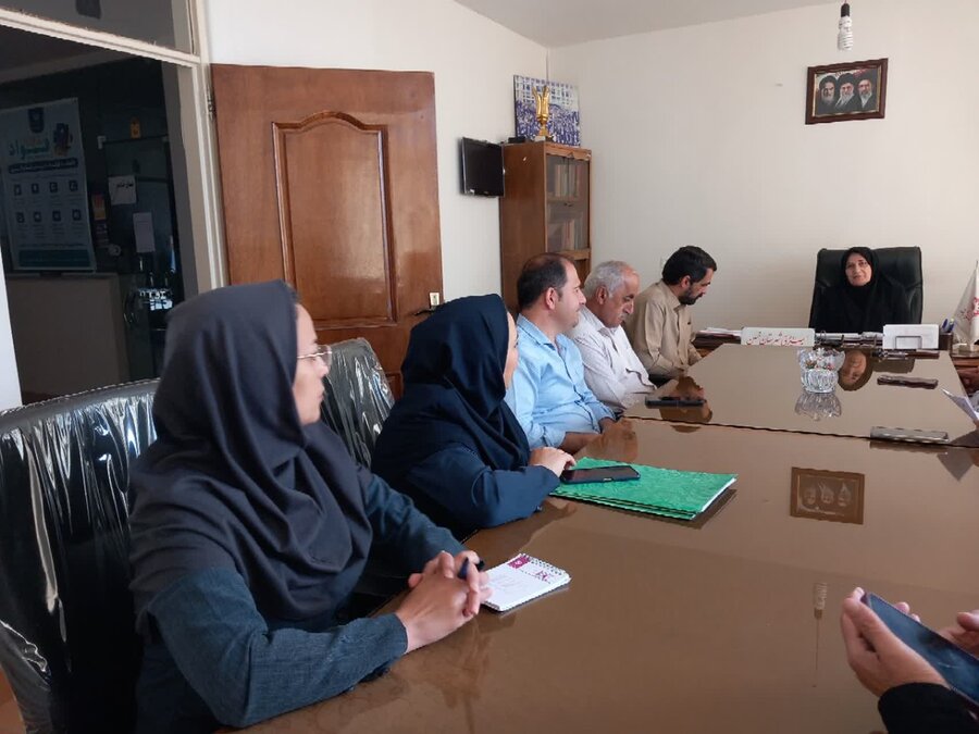 برگزاری جلسه شورای اداری بهزیستی شهرستان نمین