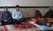 بازدید رئیس بهزیستی مهاباد از مددجوی تحت پوشش و پیگیری تأمین تجهیزات توانبخشی