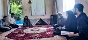 نکا| بازدید رئیس بهزیستی نکا از منزل خانواده دارای معلول در بخش هزارجریب