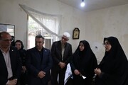بررسی میدانی خسارت سیلاب به منزل مددجوی بهزیستی و پیگیری حمایت های لازم