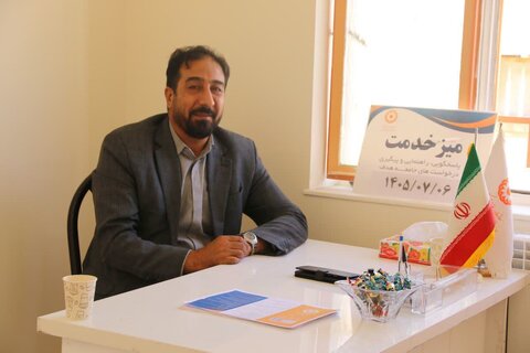 برگزاری میز ارتباطات مردمی شورای هماهنگی دستگاه‌های تابعه وزارت تعاون، کار و رفاه اجتماعی استان همدان در شهرک صنعتی بوعلی