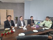 دیدار با فرماندهی انتظامی شهرستان بناب به مناسبت هفته نیروی انتظامی