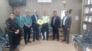 دیدار سرپرست اداره بهزیستی با فرمانده انتظامی شهرستان فردوس به مناسبت گرامیداشت هفته نیروی انتظامی.