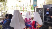گرامیداشت یاد شهدای کودک و نوجوان در گلزار شهدای زاهدان همزمان با آغاز هفته ملی کودک