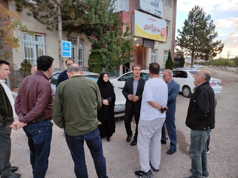 بازدید میدانی مدیران ارشد سازمان بهزیستی کشور از مهمانسرای سرعین و بررسی روند بازسازی آن