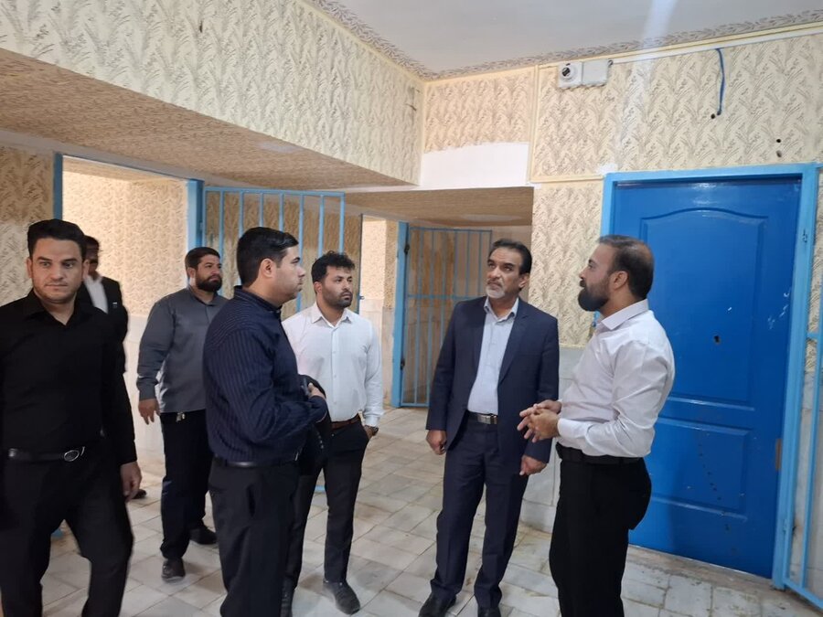 بازدید مدیرکل بهزیستی استان کرمان از روند بازسازی مجموعه توانبخشی ابوالفضل سیرجان