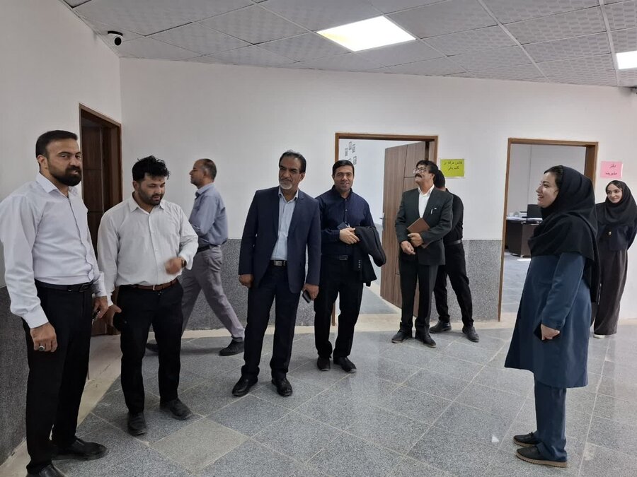 بازدید مدیرکل بهزیستی استان کرمان از روند بازسازی مجموعه توانبخشی ابوالفضل سیرجان
