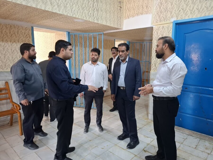 بازدید مدیرکل بهزیستی استان کرمان از روند بازسازی مجموعه توانبخشی ابوالفضل سیرجان