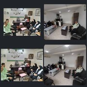 فومن /دیدار رئیس بهزیستی با فرماندهان کلانتری‌های مرکزی و سردار جنگل