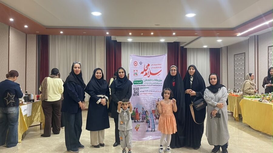 حمایت از مشاغل خانگی بانوان در قالب طرح «سلام محله»  در شهرستان جم