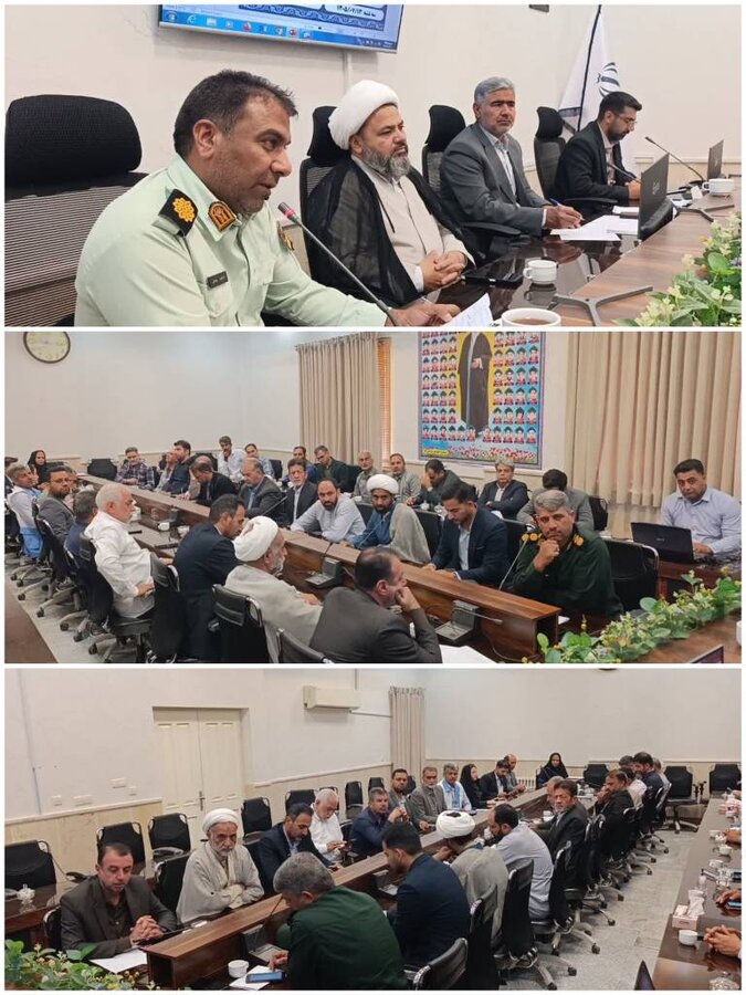 حضور رئیس اداره بهزیستی شهرستان عشق‌آباد در پنجمین جلسه شورای اداری