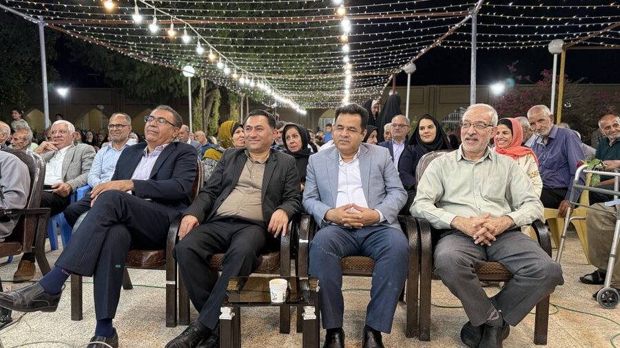«برگزاری مراسم تکریم و تجلیل از سالمندان در سرای جهاندیدگان مهر لارستان»*
