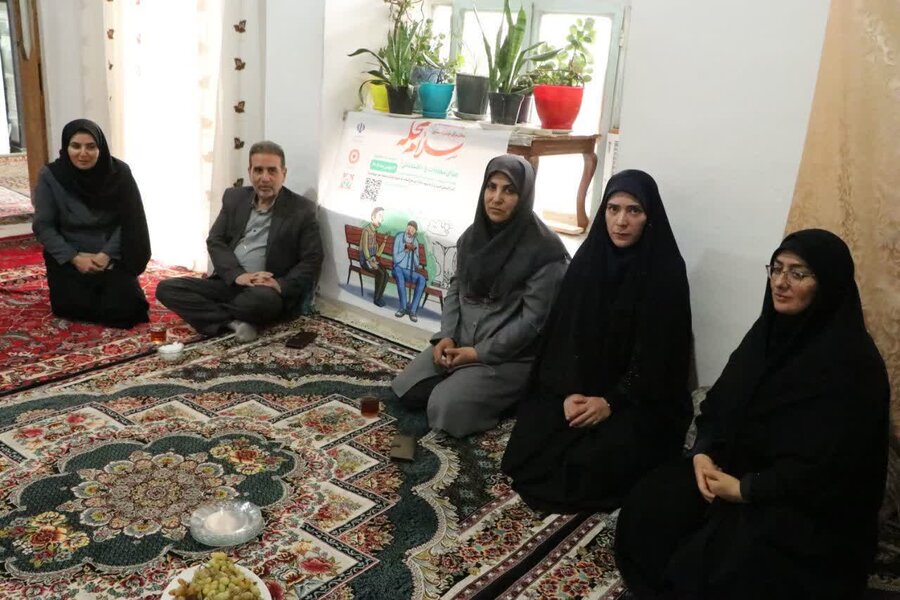 بازدید از منازل مددجویان بهزیستی شهرستان بوئین‌زهرا