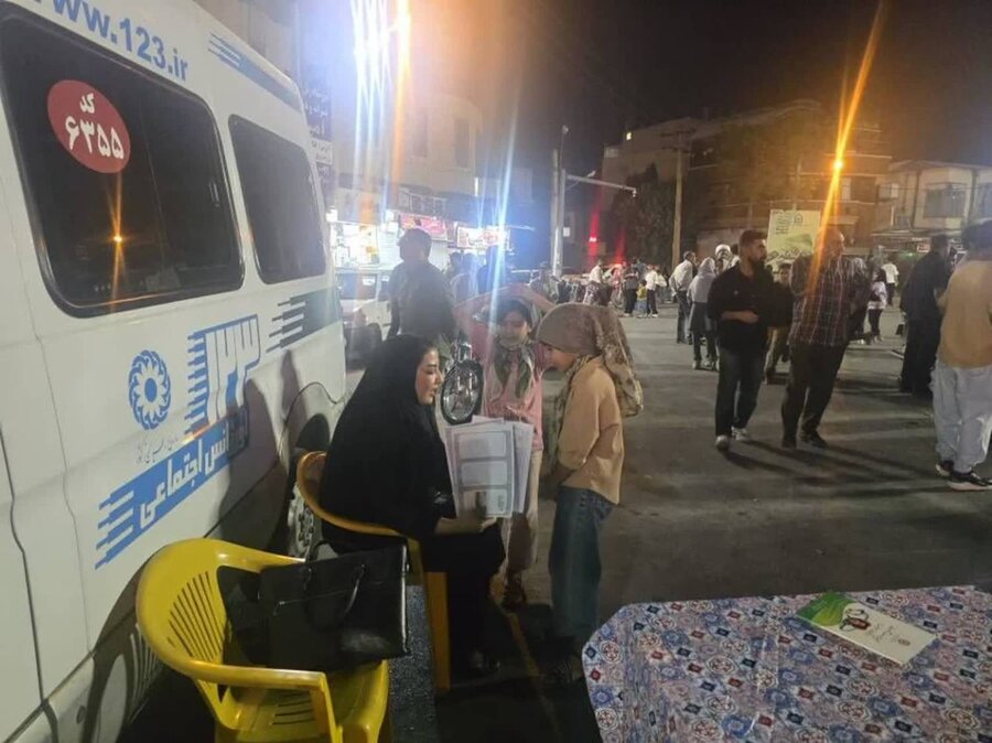 فیروزآباد |گامی در جهت سلامت روان و حقوق کودکان؛ استقرار میز خدمت «سلام محله» در شهرستان فیروزآباد