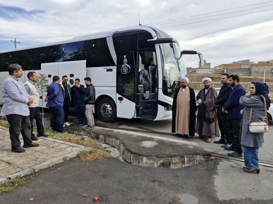 اعزام کودکان مرکز نگهداری کودکان بهزیستی شهرستان اهر به مشهد مقدس