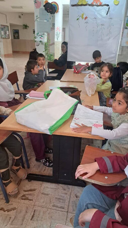 وقتی «لبخند کودک، الفبای وطن» میشود؛ گزارش حضور توانخواهان بروجرد در کانون غدیر