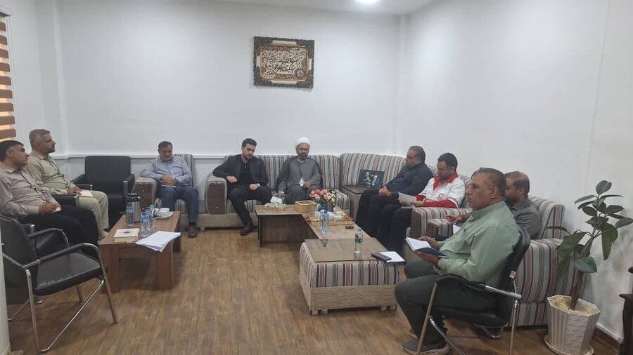 دشتی| برگزاری جلسه کارگروه پدافند اجتماعی در دادگستری شهرستان دشتی