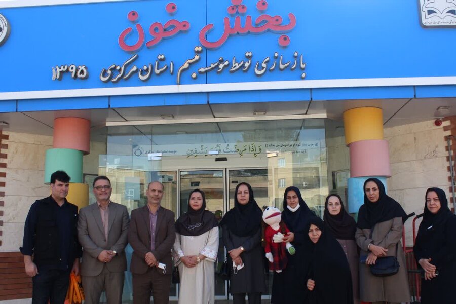 دیدار با کودکان بیمارستان  امیرکبیر به مناسبت فرا رسیدن روز کودک