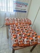 توزیع ۱۶۸ کیلوگرم گوشت مرغ میان مددجویان بخش زرین‌دشت نهاوند با مشارکت خیر نیکوکار