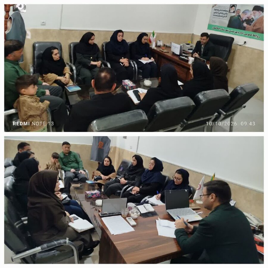 برگزاری جلسه توجیهی طرح سلام محله در اداره بهزیستی شهرستان اصلاندوز